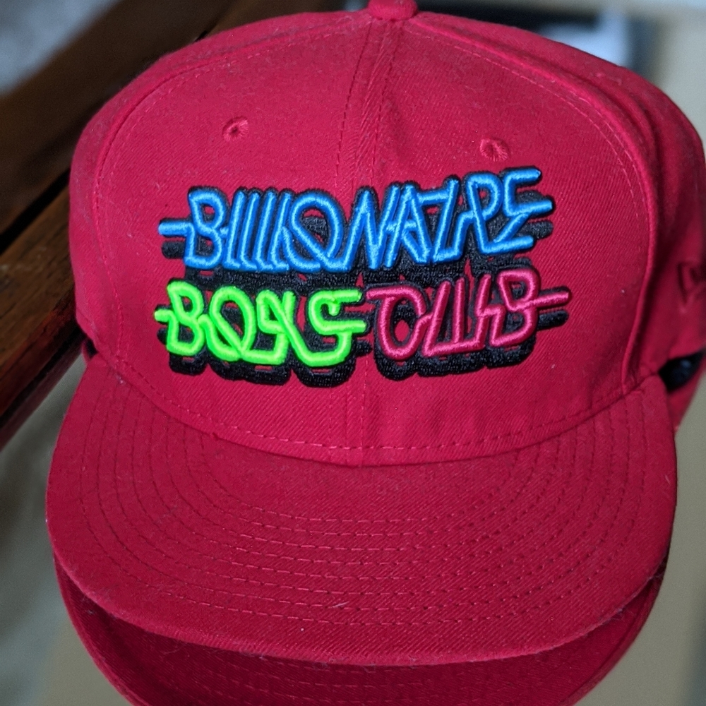 Billionaire Boys Club neon lights logo snapback